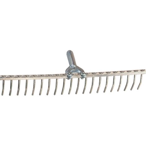 rA teau en aluminium avec aA rateur 20 dents rondes pour les feuilles de foin de jardin