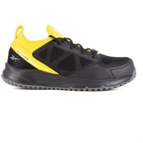 Reebok IB4095S3 chaussures de travail de se'curite' tout terrain basses en ne'opre'ne N.40 noir/jaune S3 avec embout en aluminium et semelle anti-perforation Nero/Giallo 40 (1/4)