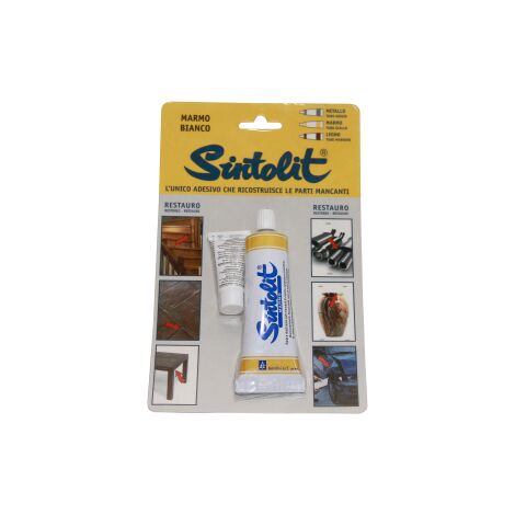 Tube Sintolit 60 ml de remplissage pour marbre cA ramique porcelaine blanche