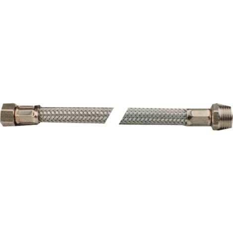 Tuyau flexible rallongA  de 30 cm M - F Raccord en acier inoxydable 3/8 &quot