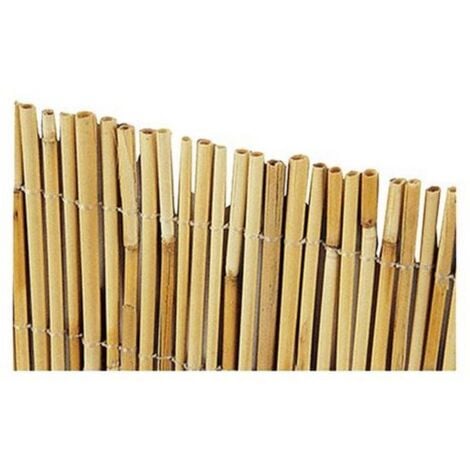Paravent Arella 1,5x3 mt en cannes de bambou 4-5 mm attache'es avec du fil de nylon pour jardin exte'rieur