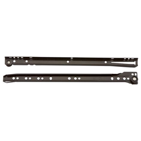 paire de guides pour tiroirs coulissants en acier blanc guide de tiroir 50 cm (1/2)