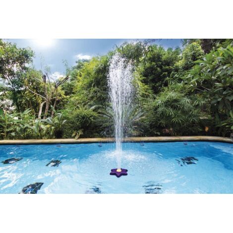 Fontaine fleurie pour piscine fonctionnant avec pompe de filtration K737CBX (1/3)