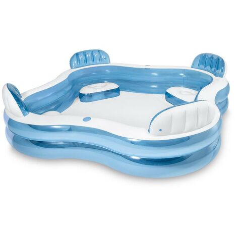Piscine Carrée Sièges 229 x 229 cm - Intex