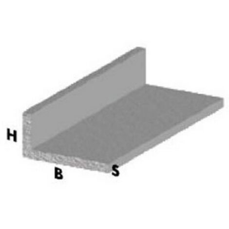 profil d&39angle L cm 100 h argent argent profilA s aluminium 20x10x1 mm
