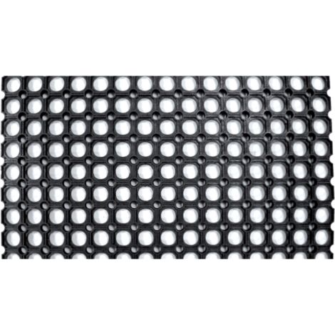 paillasson modulable mod robustus en pvc noir 40x70 cm moquette antidA rapante