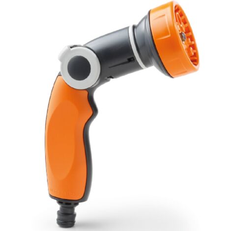 Pistolet d'irrigation multifonctionnel GF Art.5541 "8 JET Easy" re'gulateur-modulateur du de'bit du jet d'irrigation et de nettoyage
