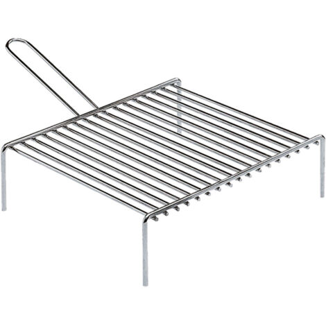 Gril de barbecue 5 pièces – Grille lourde en acier pour camping – Cuisson optimale en extérieur – Pique-nique et barbecue