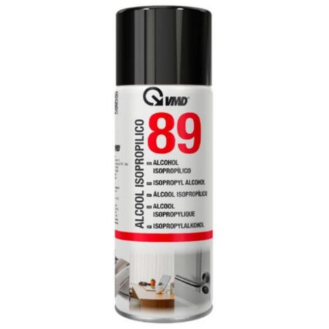 Spray alcool isopropylique 400 ml – Nettoyant pour surfaces plastiques – Élimine saleté et résidus – Évaporation rapide sans traces
