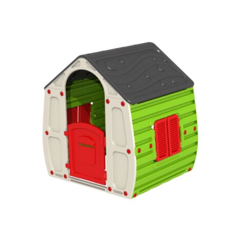 Cabane de jardin pour enfant en résine – Dimensions 102x90x109 cm – Mobilier de jeu extérieur – Résistant aux intempéries – Starplast