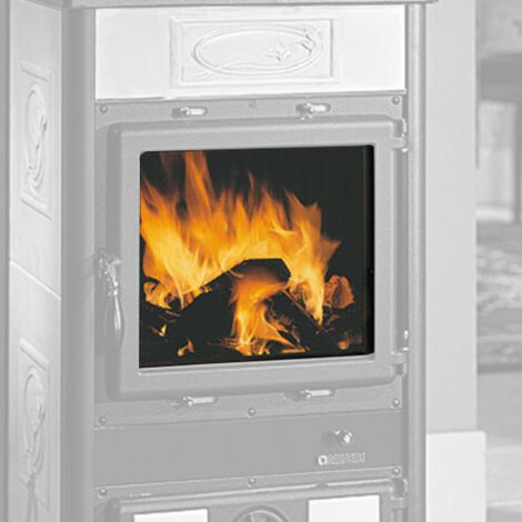 Vitre de remplacement pour poele a' bois Rossella Lola Alessia La Nordica Extraflame