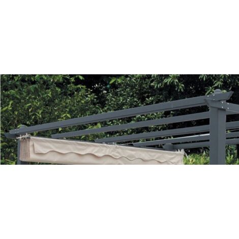 Poutre de rechange aluminium 3x4 m 30x50 mm longueur 384 cm – Accessoire pour pergola – Résistance aux intempéries – I Giardini Del Re