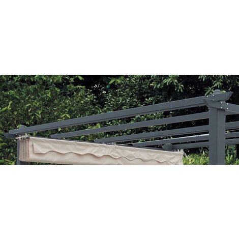 Capaldo – Poutre de rechange 30x50 mm longueur 284 cm – Aluminium pour pergola 3x4 m – Résistante aux intempéries – Accessoire de tonnelle