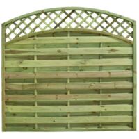 Panneau brise-vue en pin traité 180x180 cm – Grille occultante pour terrasse – Protection contre le vent et les regards indiscrets – Vette