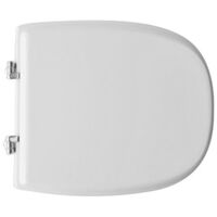 Abattant WC pour WC Vavid Bahia2 Abattant WC 42,5 x 36 cm avec charnie'res fixes et sie'ge en fonte de bois