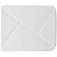 Abattant WC pour WC Dolomite Ebla 42,8 x 36 cm abattant WC blanc avec charnie'res C expansion en fonte de bois