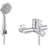 Mitigeur de baignoire externe Lizzy avec douchette en laiton chrome'