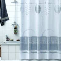 Recyclable PVC vinyl shower curtain 2 sides Mod. Love 180 x 200 cm reinforced at the upper edges without hooks Love 180x200 Cm
