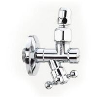 Va Albertoni Robinet sous e'vier avec filtre a' vis 1/2 x 3/8 avec poigne'e de cuvette en laiton robinet de remplacement pour lavabo de salle de bain