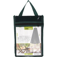 Koopman housse de protection pour parasols carre's et ronds jusqu'a' 3 m de largeur en polyester anti UV