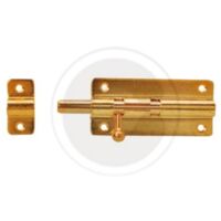 PA ne dormant plat en laiton brillant Imof PA ne dormant de porte 100 mm
