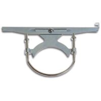 Support de fixation chauffage central – Lot de 2 supports de tablette en acier nickelé – Pour radiateurs – Largeur ajustable – Minutex
