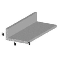 profil d&39angle L cm 100 h argent argent profilA s aluminium 15x10x1 mm