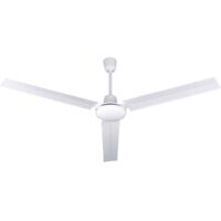 Ventilateur de plafond 70W – 3 pales en métal – Diamètre 142 cm – 5 vitesses de rotation – Sélecteur mural pour contrôle facile
