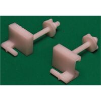 charniA re en plastique de fixation universelle pour tablette de table de siA ge de salle de bains de toilette