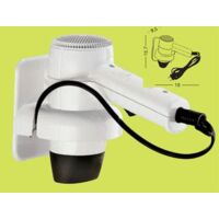 support de sA che-cheveux mural support de sA che-cheveux blanc produit Gedy