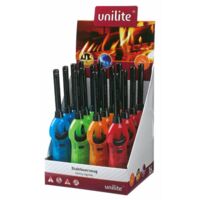 Briquet a' gaz a' flamme luxembourgeoise avec tube rigide 1 pc couleurs assorties