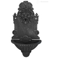 fontaine en fonte murale mod Leone cm 41x77 h sans robinet vert anthracite