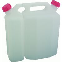 rA servoir en pvc avec mA lange d&39huile A double compartiment 1,5 + 3,5 litres de fioul
