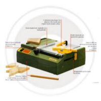 Scie circulaire de table Proxxon 27006 220 mini KS230 pour bois, mA tal, fer
