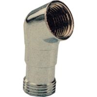 raccord courbe pour douche en acier chromA ABS 1/2 x 1/2 connexion