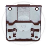 serrure pour meuble demi-caisson en acier poli entrA e 20 mm