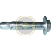 cf 4 chevilles d&39ancrage A lA matiques T21 mm 10x60 M8 en acier galvanisA avec vis