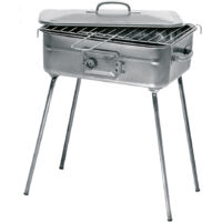 Four pique-nique rectangulaire fornacella en plaque barbecue charbon de bois avec grill