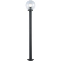 4 x LAMPIONE GLOBO A PAVIMENTO H 120 CM