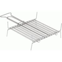 Gril de rA tissage A double plaque de cuisson de 5 piA ces avec poignA e pour le camping de gril de barbecue rA ti