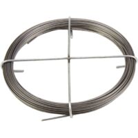 Echevette de 100 g de fil d'acier C85 diame'tre 1 mm longueur 14 m pour faire ressorts et hamecons