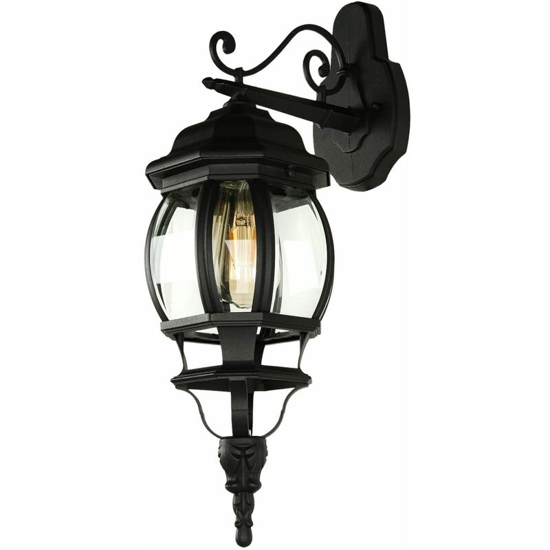 Lampada da esterno Lampada da parete per esterni vintage luce esterna IP44,  griglia per applique da