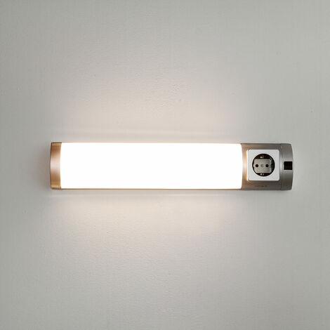 Lampada LED sottopensile con interruttore luce bianca freddo per cucina  bagno