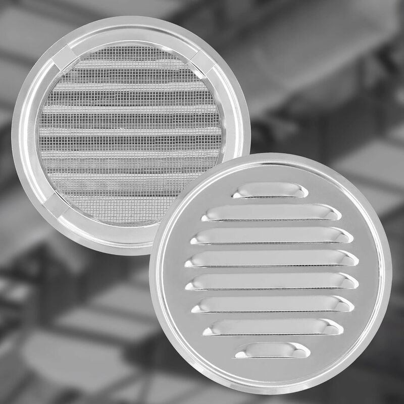 Grille De Ventilation - KOTARBAU - 14 X 14 Cm - Acier Inoxydable