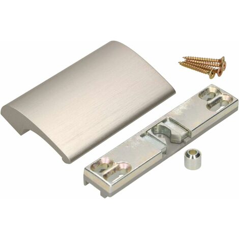 Kotarbau – Poignée de porte coulissante en aluminium aspect acier inoxydable – Ergonomique pour fermeture sécurisée – Résistante aux intempéries