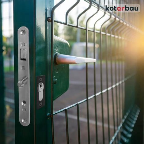 KOTARBAU Verrou Portail 280 Mm Gauche - Loquet Boulon Coulissant Galvanisé Doré Qualité Supérieure