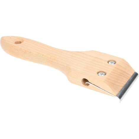 KOTARBAU Grattoir 60 mm avec manche en bois pour travaux de menuiserie décapage de peinture