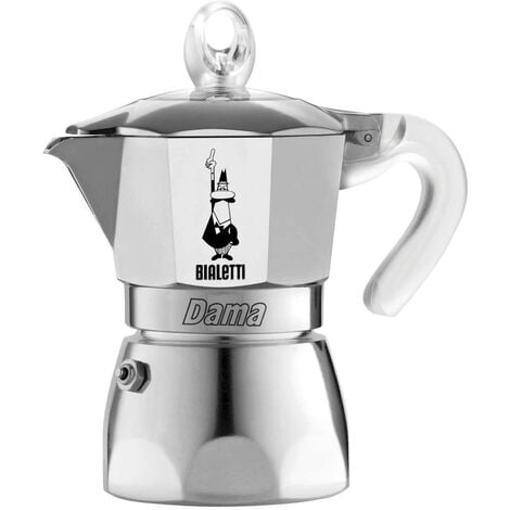 Caffettiera Bialetti Dama Moka 3 Tazze Pure Ice