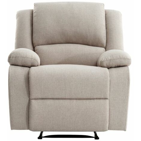 RELAXXO - Fauteuil Relaxation manuel LEO en Tissu - Beige
