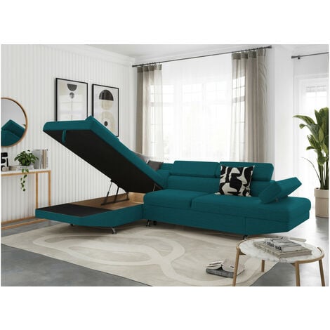 Canapé d'angle avec une assise profonde au design moderne Rio